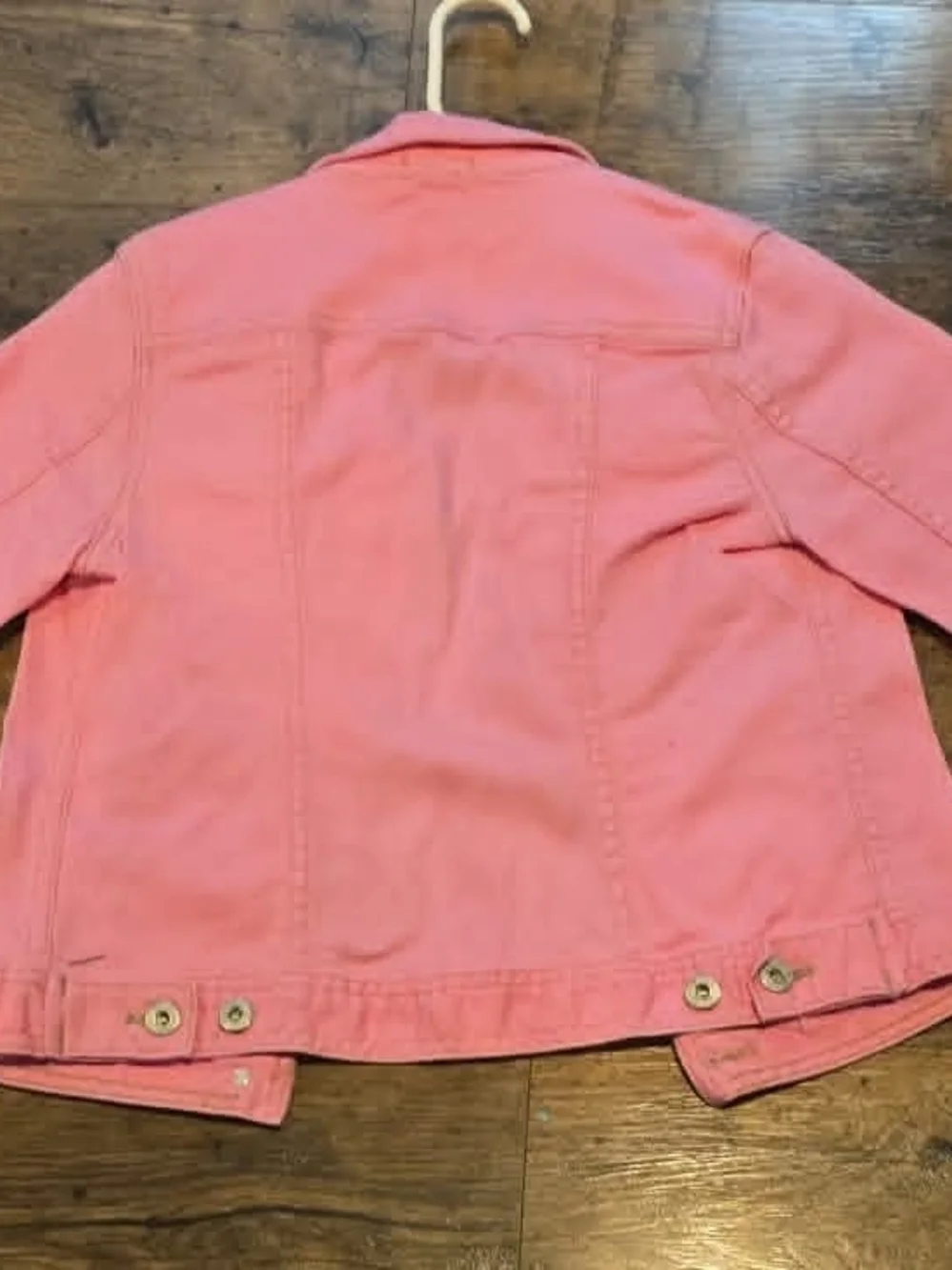 Girls'  Gap Pink Denim Jacket - Classic Button-Front Style Sz Xxl